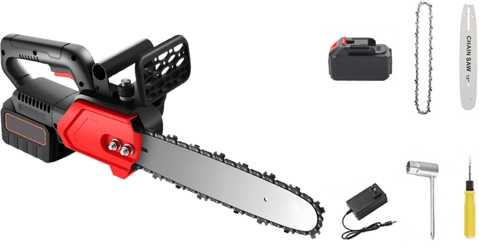 Handheld Cordless High Power Lithium Ion Chainsaw Set